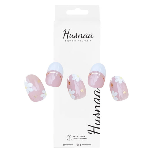 Daisy Luxe | Semi - cured Gel Nail Strips - Husnaa