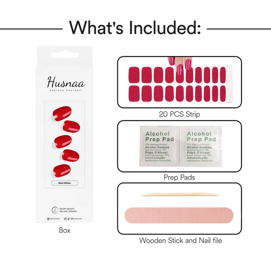 Red Glitter - Husnaa