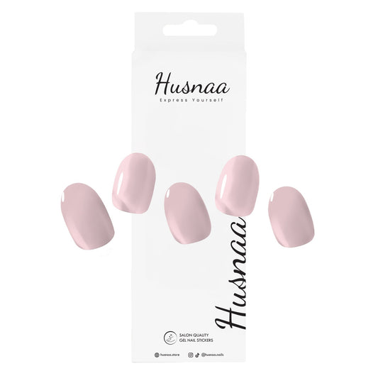 Blush | Semi - cured Gel Nail Strips - Husnaa